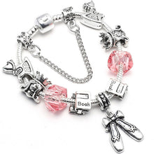 BAOPON Dropshipping Mickey Minnie Charm Bracelet With Nice Marano Beads Fit Original Pandora Bracelet For Kids Special Gift