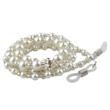 Retail High Quality Women Handmade Imitation Pearl Beaded Eyeglass Anti-slip Chains head cord 4colours