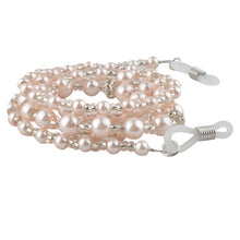 Retail High Quality Women Handmade Imitation Pearl Beaded Eyeglass Anti-slip Chains head cord 4colours