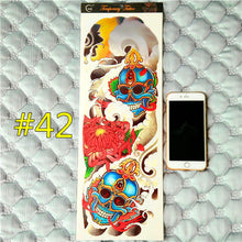 Arm Sleeve Temporary Makeup 3d Tattoos Sticker Halloween Flash Tatoos Henna Tatuagem Body Art 3d Tatto Tatuagem Sticker