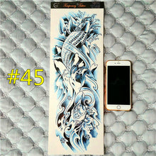 Arm Sleeve Temporary Makeup 3d Tattoos Sticker Halloween Flash Tatoos Henna Tatuagem Body Art 3d Tatto Tatuagem Sticker