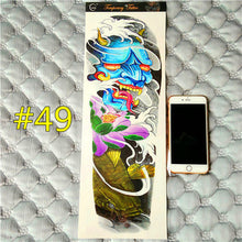 Arm Sleeve Temporary Makeup 3d Tattoos Sticker Halloween Flash Tatoos Henna Tatuagem Body Art 3d Tatto Tatuagem Sticker