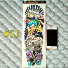 Arm Sleeve Temporary Makeup 3d Tattoos Sticker Halloween Flash Tatoos Henna Tatuagem Body Art 3d Tatto Tatuagem Sticker