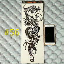 Arm Sleeve Temporary Makeup 3d Tattoos Sticker Halloween Flash Tatoos Henna Tatuagem Body Art 3d Tatto Tatuagem Sticker