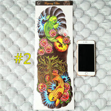 Arm Sleeve Temporary Makeup 3d Tattoos Sticker Halloween Flash Tatoos Henna Tatuagem Body Art 3d Tatto Tatuagem Sticker