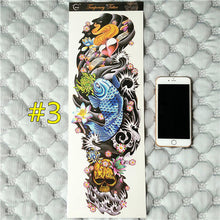 Arm Sleeve Temporary Makeup 3d Tattoos Sticker Halloween Flash Tatoos Henna Tatuagem Body Art 3d Tatto Tatuagem Sticker