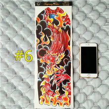 Arm Sleeve Temporary Makeup 3d Tattoos Sticker Halloween Flash Tatoos Henna Tatuagem Body Art 3d Tatto Tatuagem Sticker