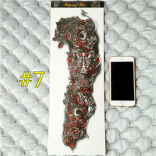 Arm Sleeve Temporary Makeup 3d Tattoos Sticker Halloween Flash Tatoos Henna Tatuagem Body Art 3d Tatto Tatuagem Sticker