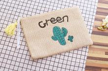 Women Cosmetic Bag Summer Straw Beach Bag Female makeup Beauty Organizer Ladies smiley face Cometic Bags tassel make up Bag