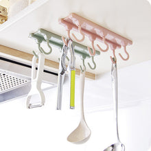 Kitchen Cupboard 6 Hook Organizer Pantry Chest/ Closet Hanger
